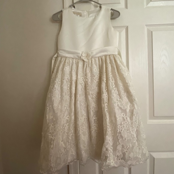 american princess ivory dress American Princess ivory leopard tulle dress Size 6